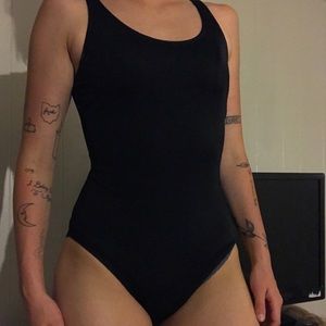 Black One Piece Bathing Suit